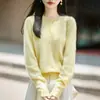 Cárdigan de punto de lana cepillada, suave y mullido, para mujer, cuello redondo, talla petite, color liso, corte holgado, adecuado para usar en capas.