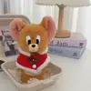 [Solo Ropa] Muñeco de Algodón de 10 cm Cuerpo de Estrella de Mar Ropa para Muñeco Regalo Lindo Pequeño Muñeco Jerry Chal de Navidad