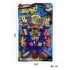 Mesa de Brinquedo para Crianças Tênis de Mesa Pistola de Bala Macia Brincadeira de Faz de Conta Rifle de Uso Duplo Conjunto de Alvos de Garrafa de Tiro Interativo Pai-Filho