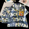 Pijamas de Seda de Hielo para Niños, Estilo Delgado de Verano, Lindo Conjunto de Manga Corta con Dibujos Animados para Niñas, Adecuado para Niñas Mayores, Ropa para el Hogar con Aire Acondicionado