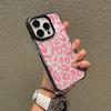 Funda de Teléfono Transparente de Alto Valor con Estampado de Leopardo Rosa Sencillo para Apple 16, Funda Suave para iPhone 17, Nuevo Producto Transfronterizo