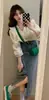 145 Saia Jeans Dividida Retro Estilo Hong Kong Curta Feminina Cintura Alta Modelagem E Linha no Quadril Comprimento Médio XS Alta Primavera