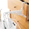 Cabide de roupas dobrável de cinco furos, varal multifuncional, solução de secagem de roupas para viagens e hotéis, cabide portátil, cabide de pendurar