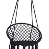 Cadeira de Balanço com Franjas para Rede, Cadeira Suspensa para Casa, Cesta Suspensa Trançada para Interior, Cadeira de Rattan, Varanda, Estilo Escandinavo, Cadeira Berço Preguiçosa