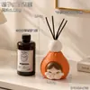 Botella de Aromaterapia Labubu para Dormitorio Interior, Aromaterapia de Alto Gama sin Llama, Perfume para Habitación del Hogar, Adorno Decorativo de Escritorio
