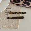 Pinza para el pelo Retro con Estampado de Leopardo para Otoño e Invierno para Mujer 2026 Nuevo Estilo Pinza para Flequillo Pinza Lateral Accesorio para el Cabello