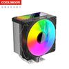 Torre de visualización digital para computadora al por mayor, con seis tubos de calor, refrigeración por aire, escritorio PWM, pantalla de temperatura silenciosa, radiador de CPU