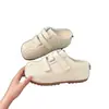 Zapatillas de Verano para Mujer Birkenstock con Plataforma Oculta y Espalda Abierta 2026 Nuevo Estilo para Personas Bajas Suela Gruesa Slip-On Zapatos Blancos