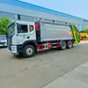 Caminhão compactador de lixo de 20-23 metros cúbicos, carroceria de aço de alta resistência Q355, para transferência, compactação e coleta de resíduos domésticos urbanos
