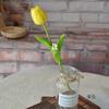 Tulipán artificial para boda, decoración de flores falsas, adornos decorativos de mesa, accesorios para fotos de novias.