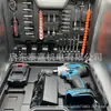 Chave elétrica sem escova de alta potência grande torque para carpintaria ferramenta de reparo automático chave de impacto recarregável de lítio chave de fenda