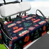 Suministro Exclusivo Transfronterizo de Cubiertas Antipolvo para Asientos de Carritos de Golf, Fundas para Asientos, Protectores de Asientos para Carros Turísticos, Serie Navideña