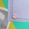 Vento Sopra Flor de Pessegueiro Doce DIY Cola em Creme Joias de Resina com Adesivo Acessórios de Grampo de Cabelo Anel de Cabelo