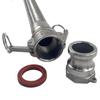 Manguera Metálica de Acero Inoxidable, Manguera Metálica de Alta Presión, Manguera Metálica Corrugada con Manija de Placa para la Industria Química, Manguera Metálica con Manija de Placa