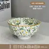 Tigela de Cerâmica para Ramen 2025 Nova Tigela Doméstica para Salada Tigela de 6 polegadas Utensílios de Mesa Tigela de Sopa Cor Sob Esmalte Tigela Alta para Arroz