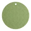 Alfombrilla Grande de Silicona Aislante del Calor para Mesa de Comedor, Alfombrilla para Alimentos, Alfombrilla para Ollas, Alfombrilla para Tazones, Posavasos, Alfombrilla para Platos, Salvamanteles Ondulados de Silicona, para el Hogar