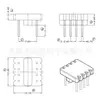 Base de anillo magnético de 12 MM, base de inductor, base - BASE-026