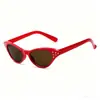Nuevas Gafas Planas Personalizadas Ojo de Gato Incrustadas con Diamantes, Modernos Armazones de Gafas para Mujer Incrustados con Diamantes Flor de Ciruelo, Gafas Decorativas Retro Ojo de Gato
