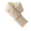 Moda Coreana Versátil Cachecol de Penas Novo Outono/Inverno 2025 Aquecedor de Pescoço Espesso e Quente Xale de Cor Sólida Atacado