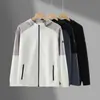 Nova Roupa Popular com Capuz de Manga Longa para Fitness Masculino Outono/Inverno, Leggings Respiráveis, Tops Esportivos de Secagem Rápida e Alta Elasticidade para Corrida Masculina