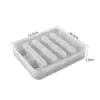 Molde de Silicona para Posavasos Redondo de Onda y Base de Almacenamiento, Set de 4 Piezas, Molde de Silicona para Resina de Cristal y Yeso
