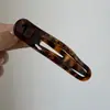 Pinza para el pelo de pinza de tiburón con estampado de leopardo retro francés, pinza para el pelo de la parte posterior de la cabeza, pinza para el pelo, nuevo accesorio para el pelo