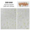 Pegatinas Explosivas de Uñas con Diseño de Fuegos Artificiales de Colores con Adhesivo Plano en la Parte Posterior, Versátiles Pegatinas DIY de Fuegos Artificiales para Decoración de Uñas Modelo Dh