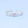 Anillos Florales Artísticos y Frescos Estilo Bosque para Mejores Amigas, Accesorios de Anillos para Nudillos Trendy Estilo Japonés y Coreano para Estudiantes