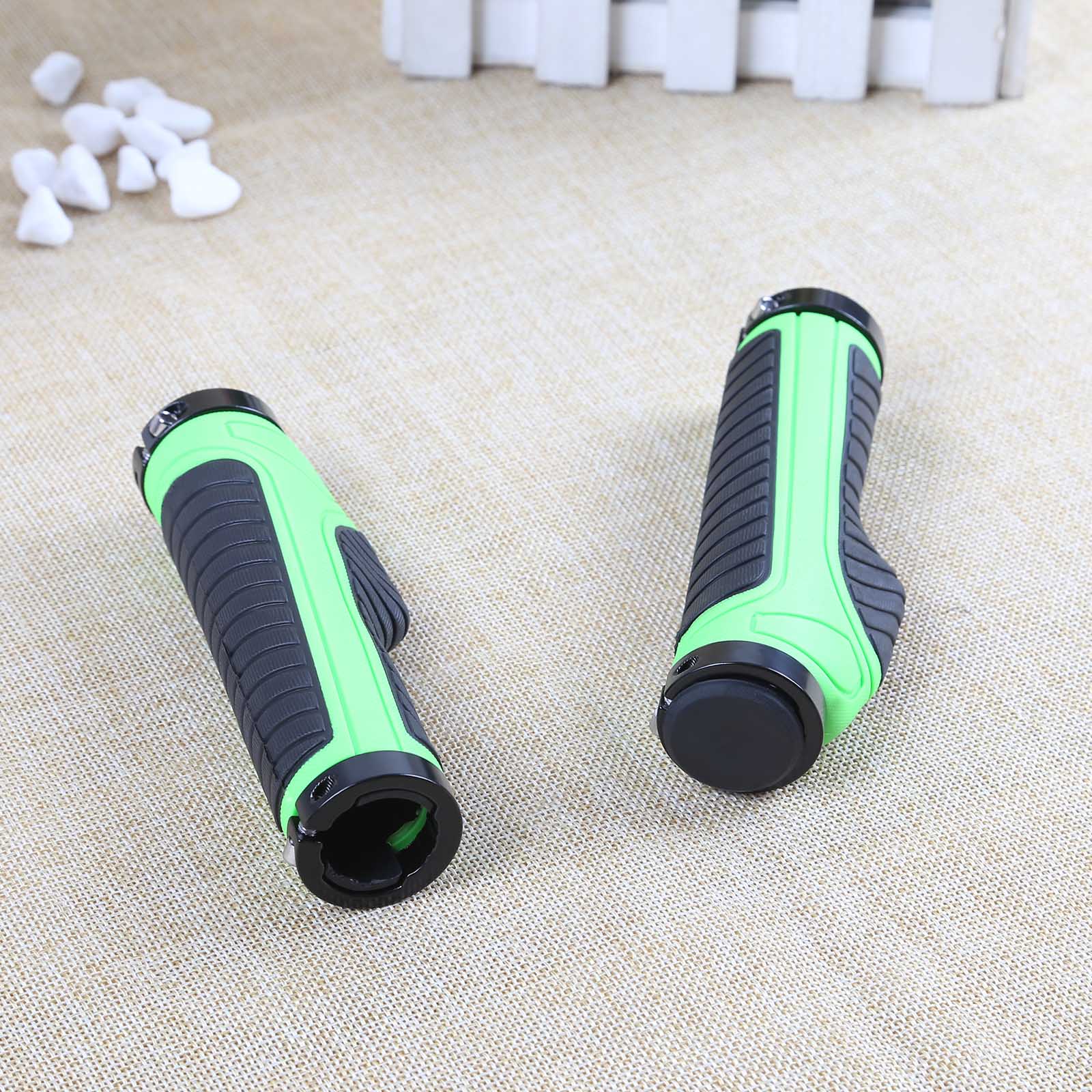 Bicycle Handlebar Grips MTB Road Bike Double Lock Rubber Grips 131*32*44mm Shock-absorbing Cycling Handle Ergonomic Handle Bar
