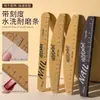 Lima de uñas de doble cara con escala, lavable y resistente al desgaste, para dar forma a las uñas, retirar uñas, tira de lijado, herramienta de manicura, tira de pulido