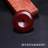 Modelo de 10 yuanes Jianghu artículos de piso ágata de hielo calcedonia hebilla de seguridad colgante colgante de jade jade al por mayor