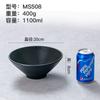 Louça de melamina tigela de macarrão de carne alta tigela de ramen japonês de pernas altas linha de plástico preto grande tigela de sopa de macarrão tigela especial para restaurante de macarrão