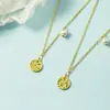 Colar de Pérolas para Mulheres, Estilo Minimalista de Verão, Pingente Dupla Felicidade de Pérola, Corrente para Clavícula, Modelo Novo 2021 de Nicho, Moda Versátil