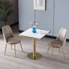 Mesa de Negociação Redonda de Rocha de Luxo Nórdico Mesa Redonda Simples Moderna Mesa de Recepção Mesa de Varanda Mesa de Negociação e Conjunto de Cadeiras para Escritório de Vendas