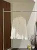 HOO Outono Novo Feminino Francês Tencel Gola Dupla Estruturada Minimalista Versátil Camisa para o Dia a Dia CSA2177