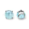 F136 Titanio Base Redonda Garras Fuegos Artificiales Corte Gradiente Aretes G23 Aleación de Titanio Joyería para Piercings Aretes Tachuelas para Cartílago Auricular Tachuelas para Labio