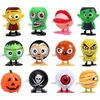 Novidade Divertido Mola de corda Mola de corda Bola que pula Basquete Futebol Bola de olho grande Truque Halloween Presente Brinquedo