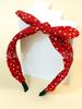 Transfronteiriço quente- venda arco hairband cruz onda ponto larga- brimmed headband meninas sair todos- jogo foto- tomada de alta qualidade acessórios para o cabelo