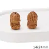 Cuentas Decorativas de Calabaza Estilo Chino para la Buena Suerte, Cuentas de Madera, Pulseras de Amistad Hechas a Mano para DIY, Colgantes, Materiales y Accesorios para Cadena de Teléfono