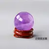 Adornos de Bola de Cristal Natural Morado Rosa Amarillo Blanco de 3 cm Piedra de Cristal Pulida Decoración de Escritorio para Hogar y Oficina Conjunto de Siete Estrellas