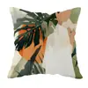 Capa de Almofada Simples para Casa Arte Abstrata Morandi Almofada de Encosto Macia para Sofá Almofada Lombar Personalizável Capa de Almofada DIY com Foto