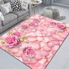 Fabricante Mesa de Café Sala de Estar Dormitorio Impresión 3D Alfombra de Terciopelo de Cristal Felpa Lavable Moderna Sencilla