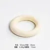 Accesorios Colgantes DIY de Cáscara de Nuez 15-60 mm Color Madera Natural Anillos de Madera Anillos de Madera Anillos Corredizos Anillos Colgantes Sujetadores para Bolsos Venta al por Mayor
