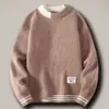 Suéteres de Punto Populares Transfronterizos para Hombres y Mujeres, Jacquard de Alta Calidad, Cuello Redondo Holgado, Múltiples Estilos para Elegir, Venta al por Mayor de Fábrica de Comercio Exterior