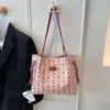 Nova Bolsa de Ombro da Moda Tendência para Mulheres, Bolsa de Mão Texturizada Casual Versátil com Bolsa Tote de Grande Capacidade