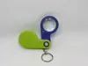 Lupa Mini Dobrável 5x com Luz LED Atacado Leitura Lupa de Fonte de Alta Definição Pingente de Chaveiro