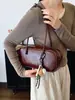 Bolsa Pequena de Axila Retro de Luxo para Mulheres, Nova Moda Bolsa Boston Transfronteiriça, Versátil para o Dia a Dia, Bolsa de Ombro para Carregar na Mão