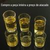 [Oferta especial] Copo reto de vidro temperado engrossado copo reto Copo de jantar sênior máquina de copo de vidro imprensa Copo