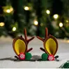 Diademas y Pasadores Decorativos Navideños Transfronterizos Temática de Muñeco de Nieve Navideño con Astas Diademas con Astas Disfraces Festivos Infantiles Diademas con Astas
