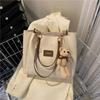 Bolso de invierno de gran capacidad para mujer, nuevo bolso de hombro combinable, bolso de mano de estilo occidental de alta gama y moda, 2024
